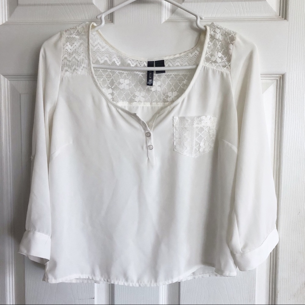Lace Detail Top